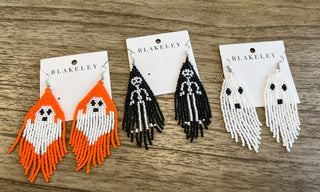 HALLOWEEN FRINGE EARRINGS