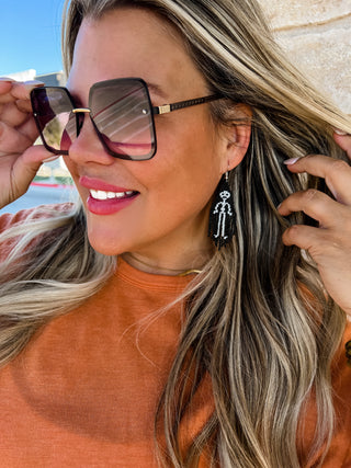 HALLOWEEN FRINGE EARRINGS