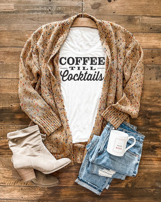 COFFEE TILL COCKTAILS TEE